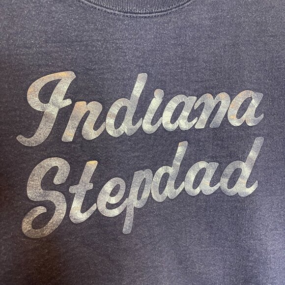 Classic 90s Men Indiana Stepdad Heavyweight Super Cotton Crewneck Sweatshirt XL - Picture 5 of 11